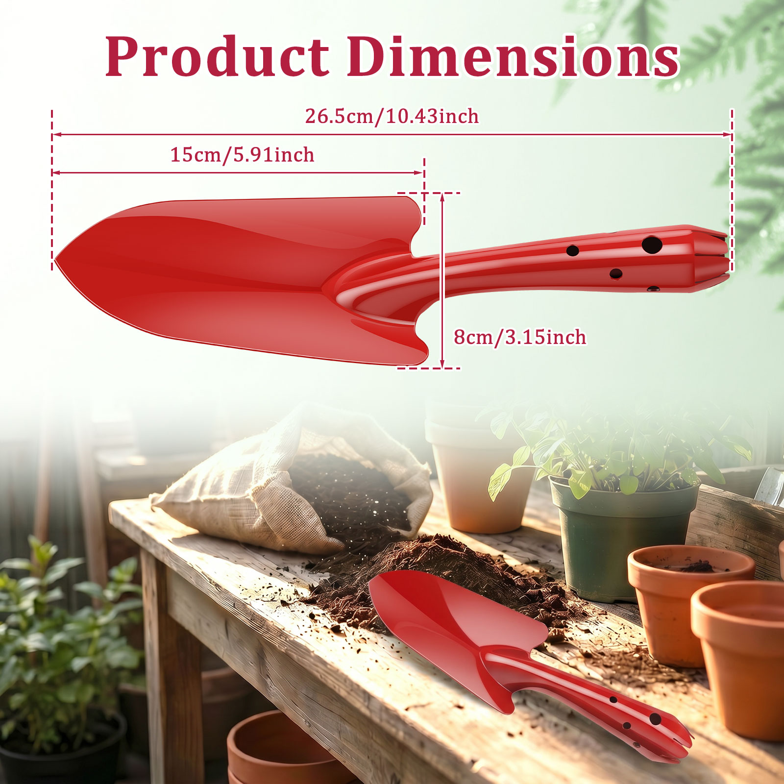 Truelle de jardin en métal rés - Plant Parent Tools avis et prix
