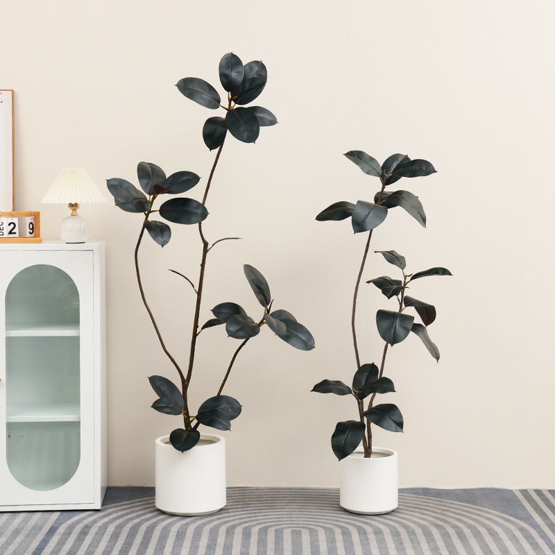 Plante artificielle en pot en  - Rubber Plant Ficus avis et prix