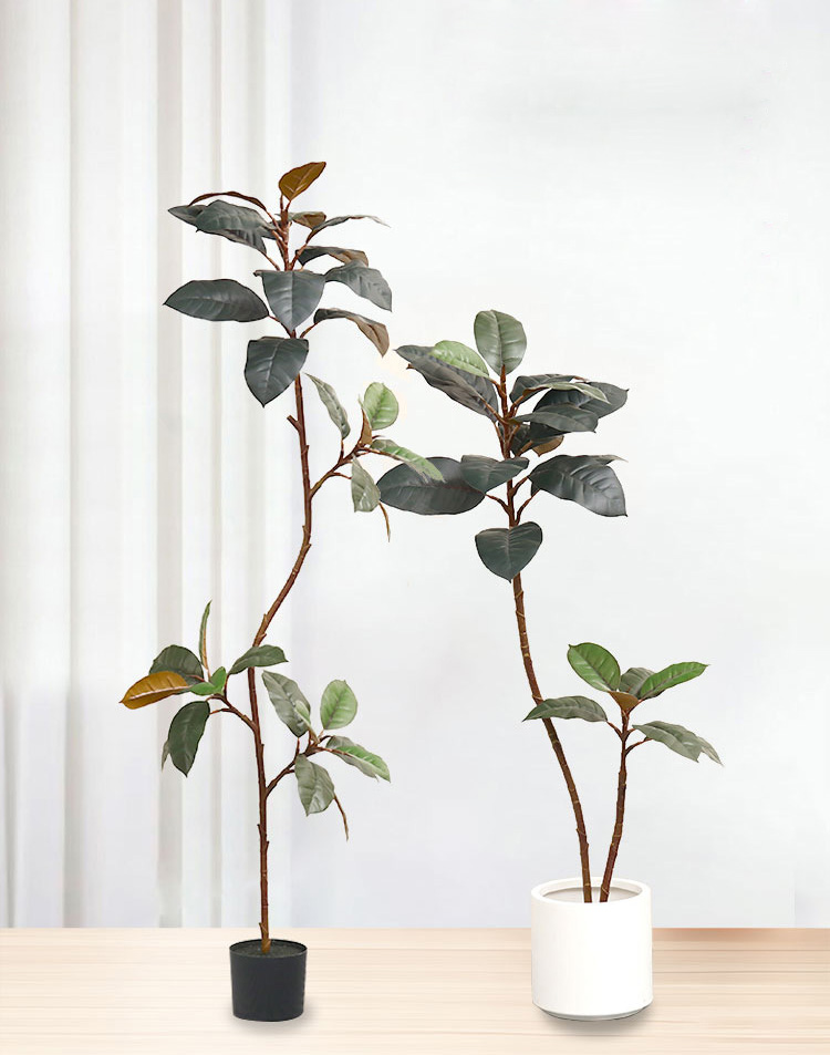 Plante artificielle en pot en  - Rubber Plant Ficus avis et prix